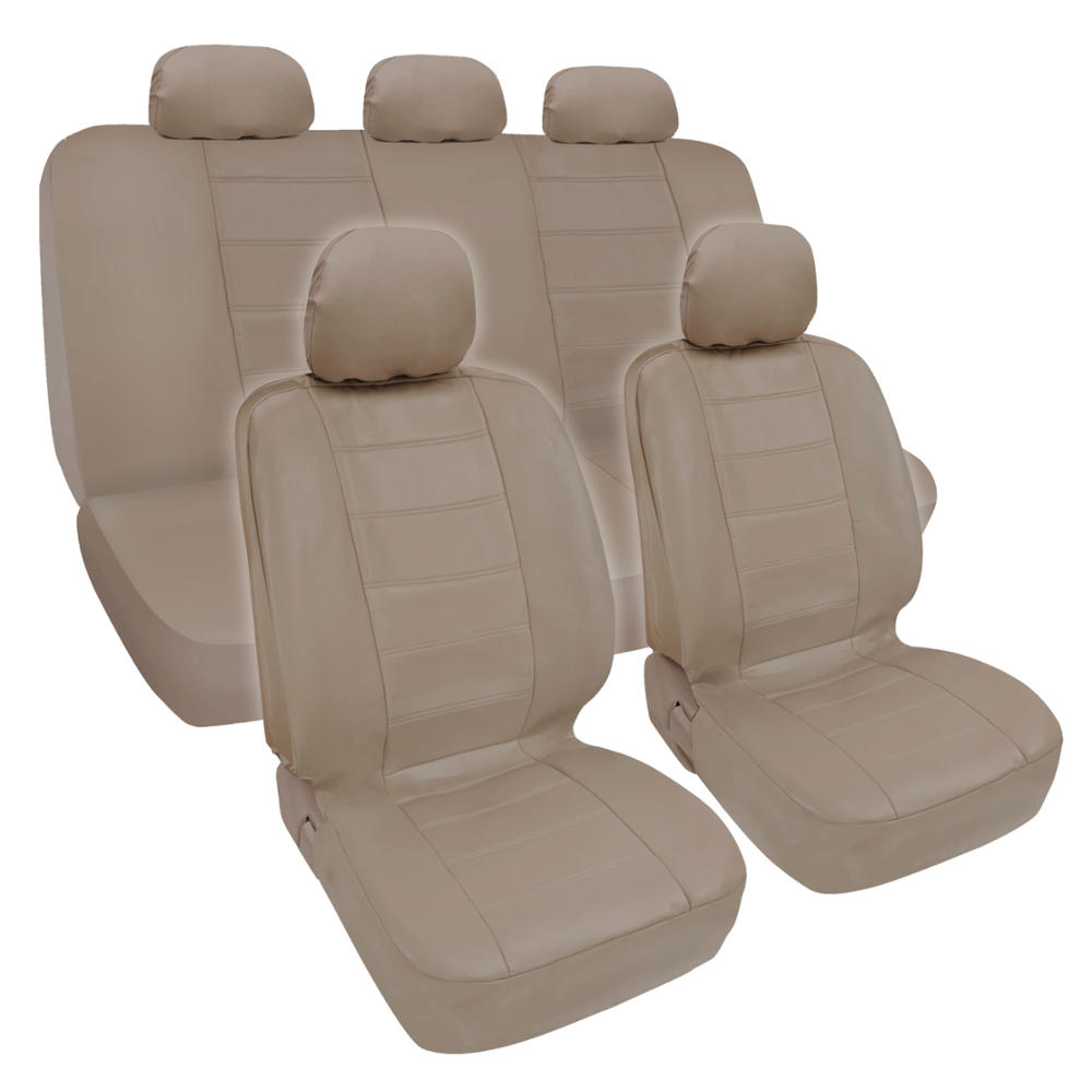 ProSyn Beige Leather Auto Seat Cover for Honda Accord Sedan, Coupe Full